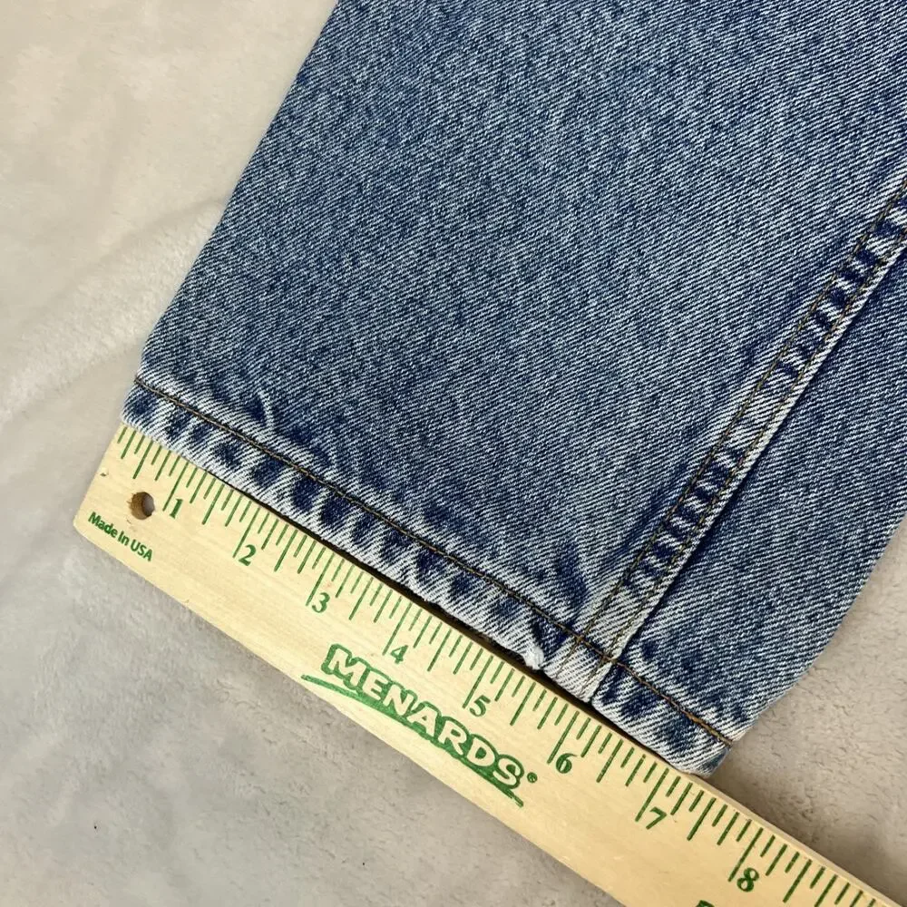 VTG Levis 512 Jeans Womens 10 Blue Denim Slim Fit Straight Leg‎ Bleached Grunge